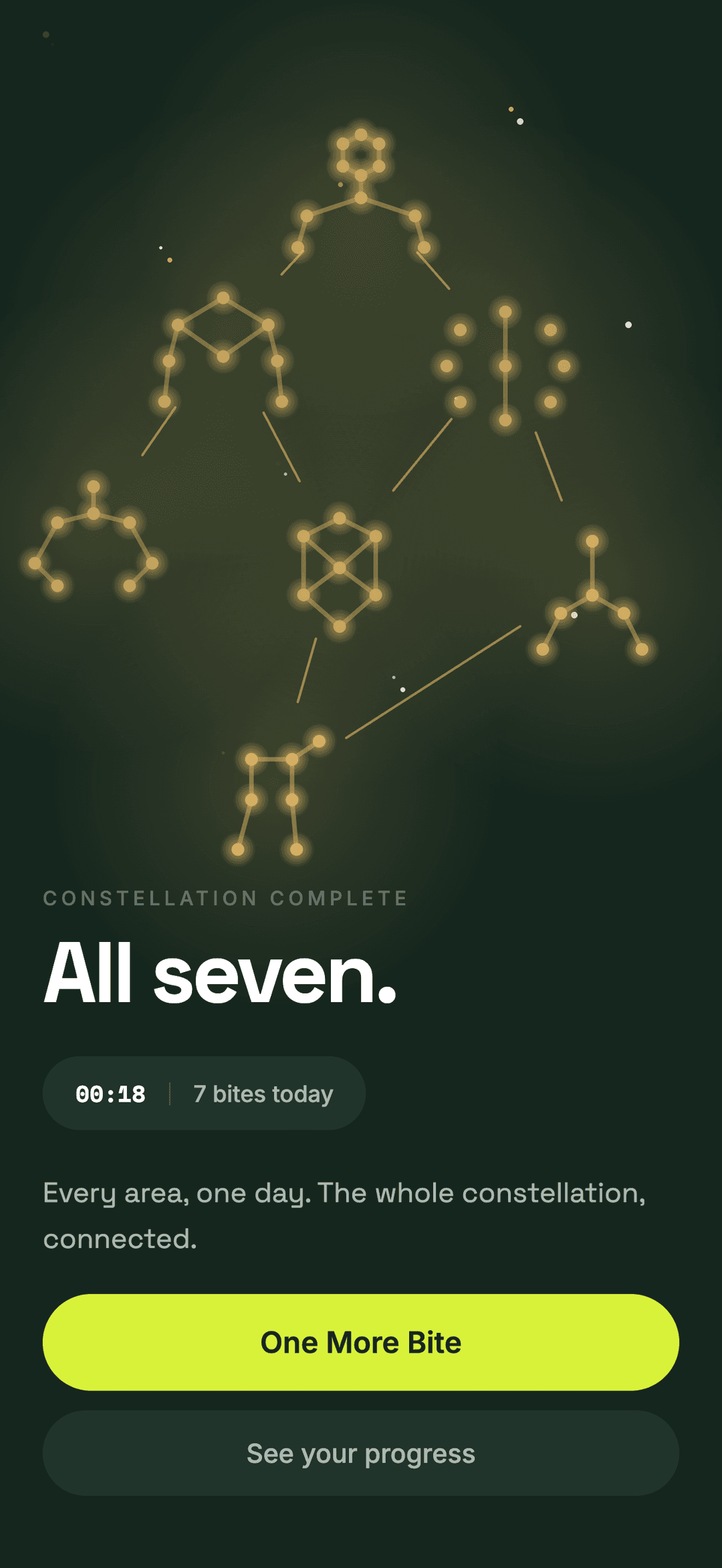 Constellation-complete celebration